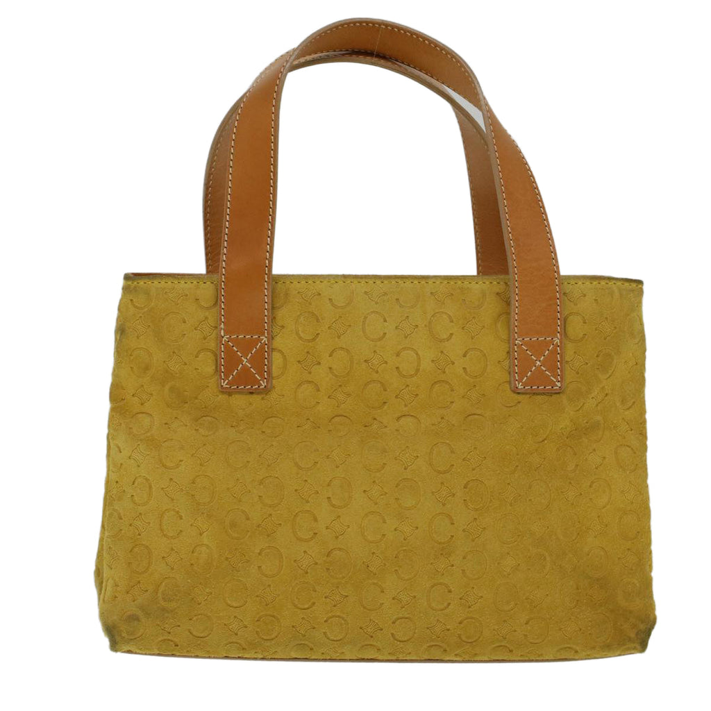 CELINE C Macadam Canvas Hand Bag Yellow  58815