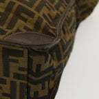 FENDI Tote Bag Nylon Brown Black58820