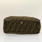 FENDI Tote Bag Nylon Brown Black58820