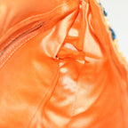 FENDI Mamma Baguette Shoulder Bag beads White Orange58824A