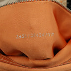FENDI Mamma Baguette Shoulder Bag beads White Orange58824A