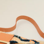 FENDI Mamma Baguette Shoulder Bag beads White Orange58824A