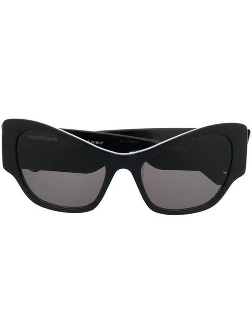 Balenciaga Eyewear Enamel Logo Cat Eye Frame Sunglasses BB0259S