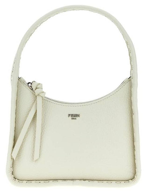 Fendi Mini Fendessence Hobo Shoulder Bag White