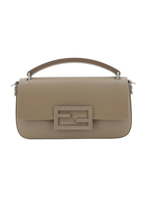 Fendi Baguette Phone Pouch Cross Bag Beige