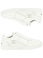 CELINE logo on leather low top sneakers white