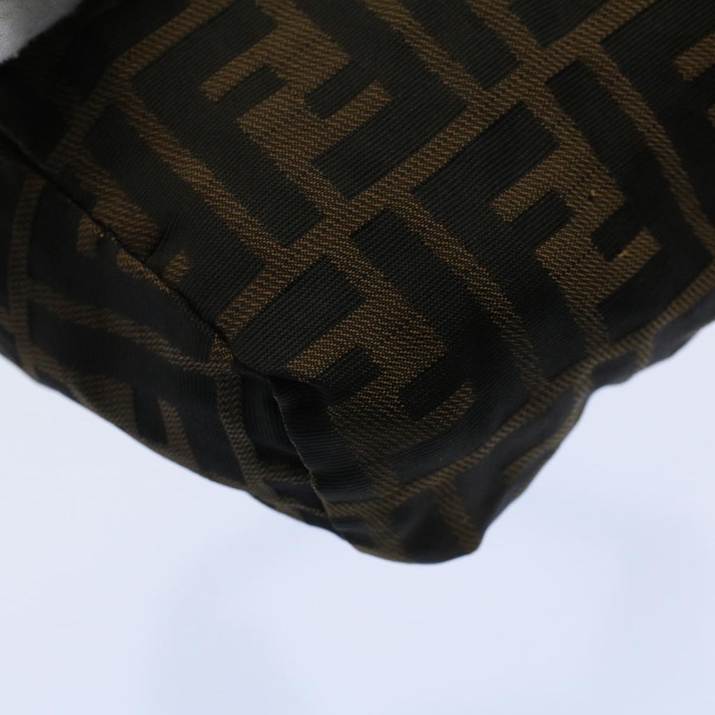 FENDI Zucca Canvas Hand Bag Black Brown59091
