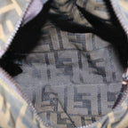 FENDI Zucca Canvas Hand Bag Black Brown59091