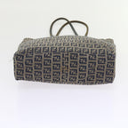 FENDI Zucchino Canvas Tote Bag Navy59092