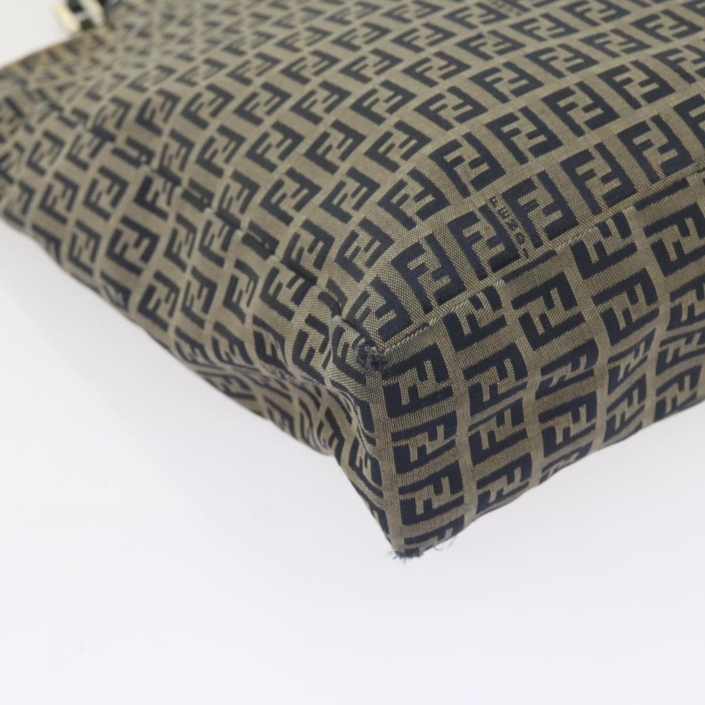 FENDI Zucchino Canvas Tote Bag Navy59092