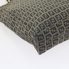 FENDI Zucchino Canvas Tote Bag Navy59092
