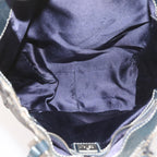 FENDI Zucchino Canvas Tote Bag Navy59092