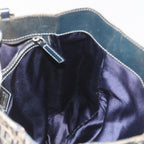 FENDI Zucchino Canvas Tote Bag Navy59092