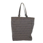 FENDI Zucchino Canvas Tote Bag Navy59092