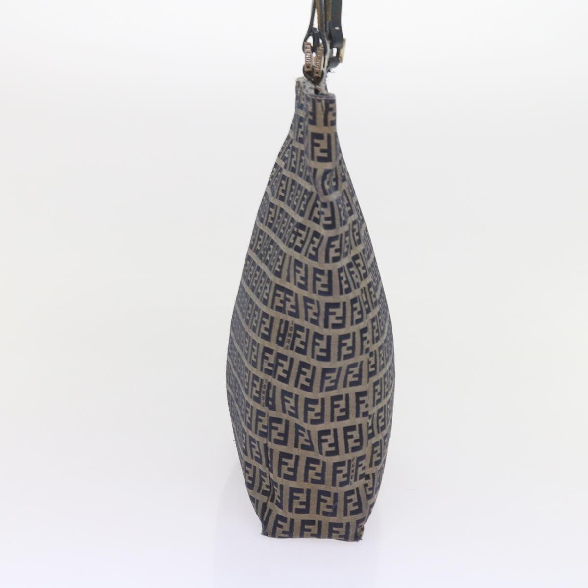 FENDI Zucchino Canvas Tote Bag Navy59092