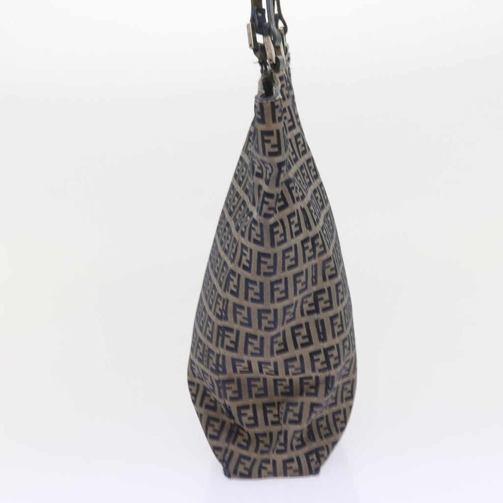 FENDI Zucchino Canvas Tote Bag Navy59092