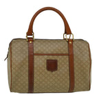 CELINE Macadam Canvas Hand Bag PVC Leather Beige  59247