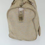 FENDI Zucchino Canvas Hand Bag Silver59329