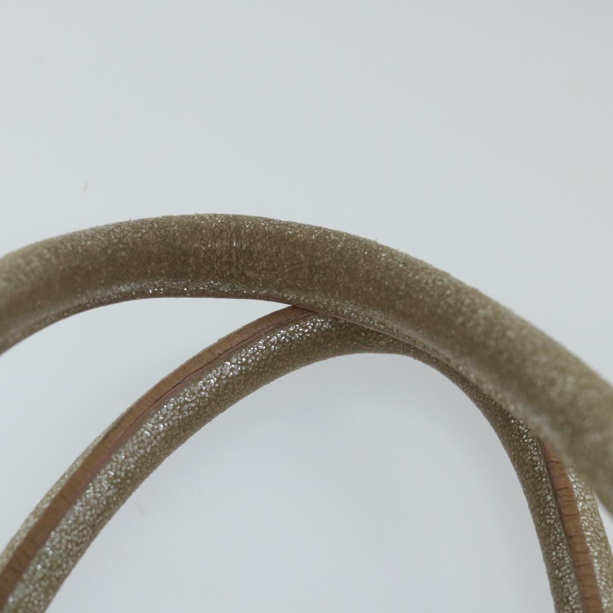 FENDI Zucchino Canvas Hand Bag Silver59329