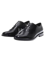 Fendi Patent Leather Lace Up Derby Black