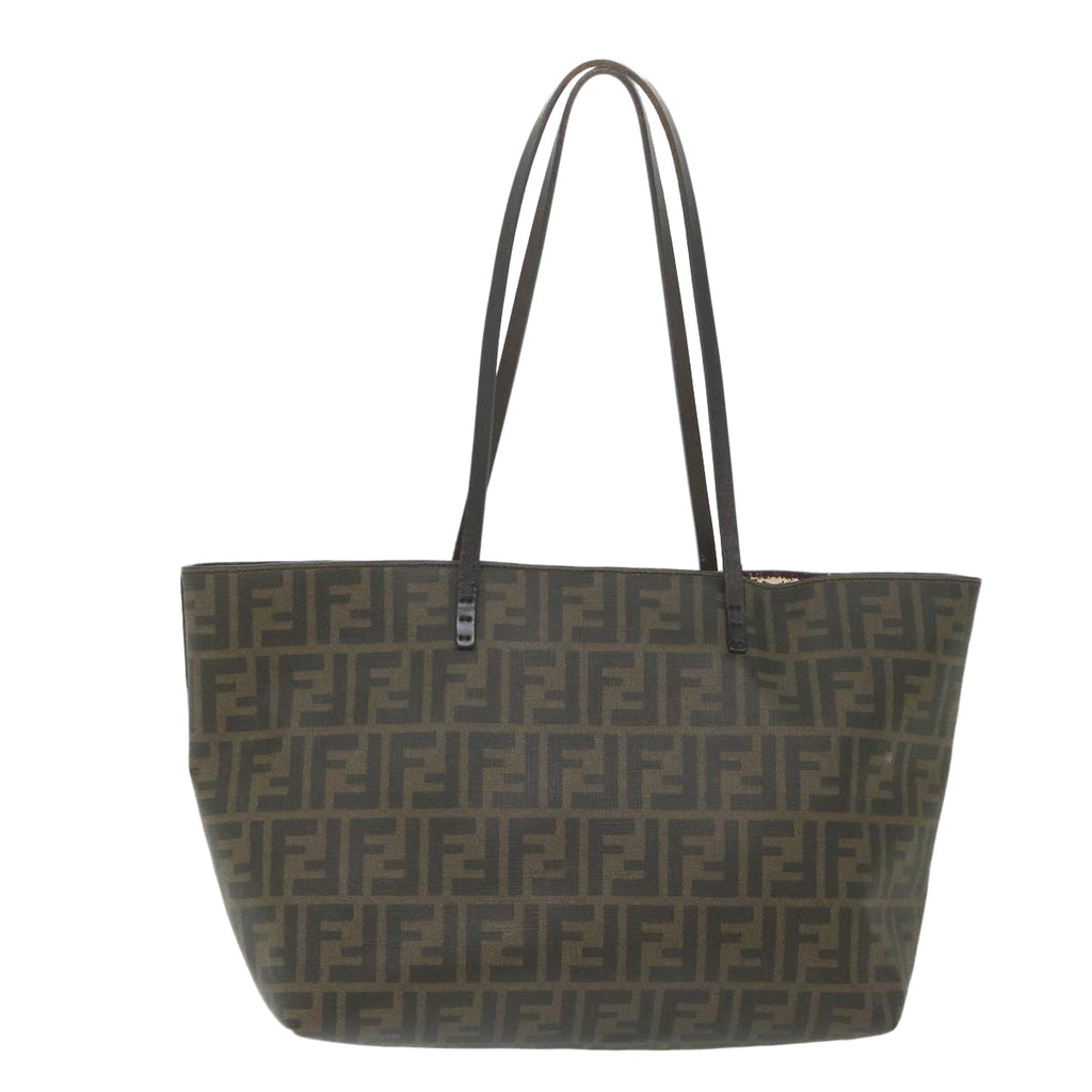 FENDI Zucca Canvas Tote Bag Black Brown 8BH198-G87-138-211159452