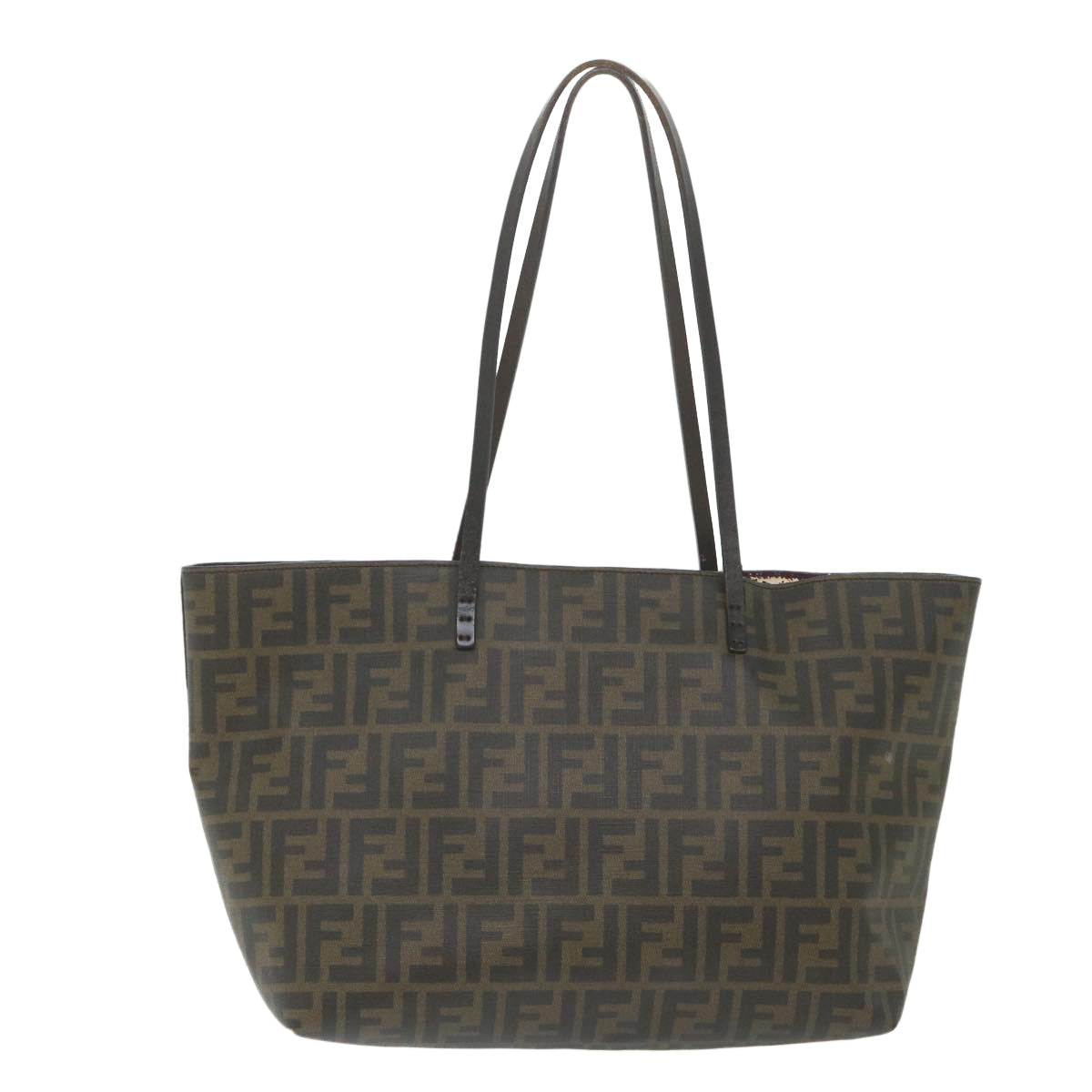 FENDI Zucca Canvas Tote Bag Black Brown 8BH198-G87-138-211159452