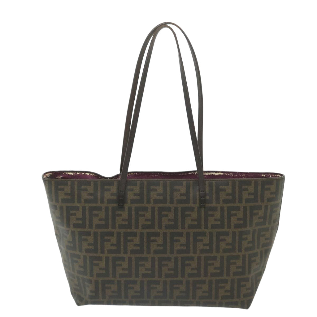FENDI Zucca Canvas Tote Bag Black Brown 8BH198-G87-138-211159452