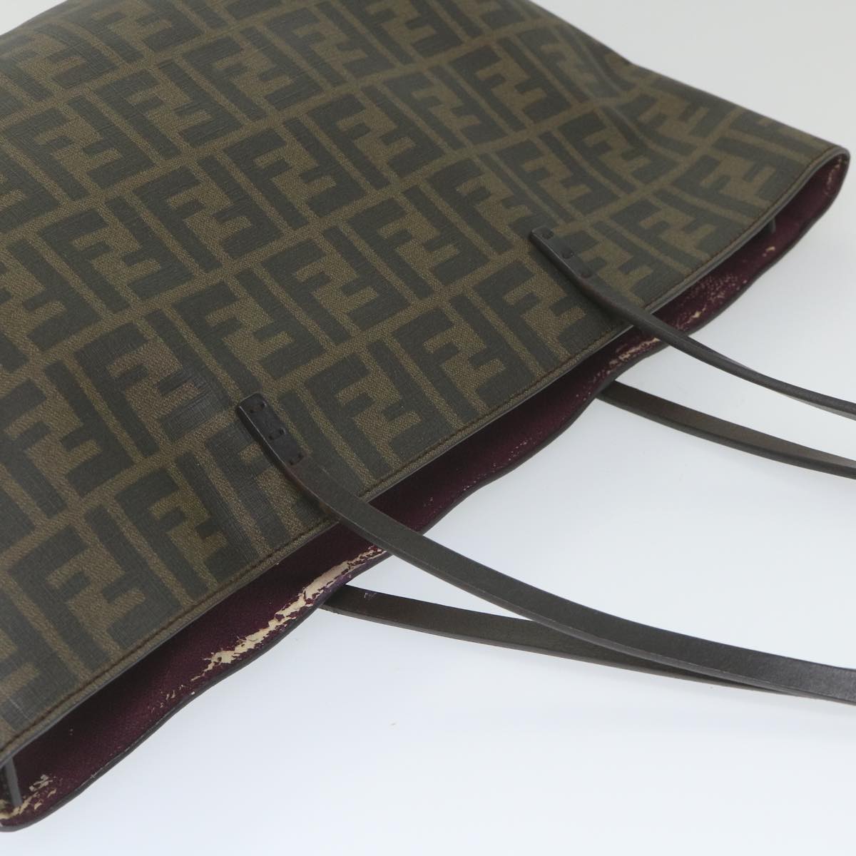 FENDI Zucca Canvas Tote Bag Black Brown 8BH198-G87-138-211159452