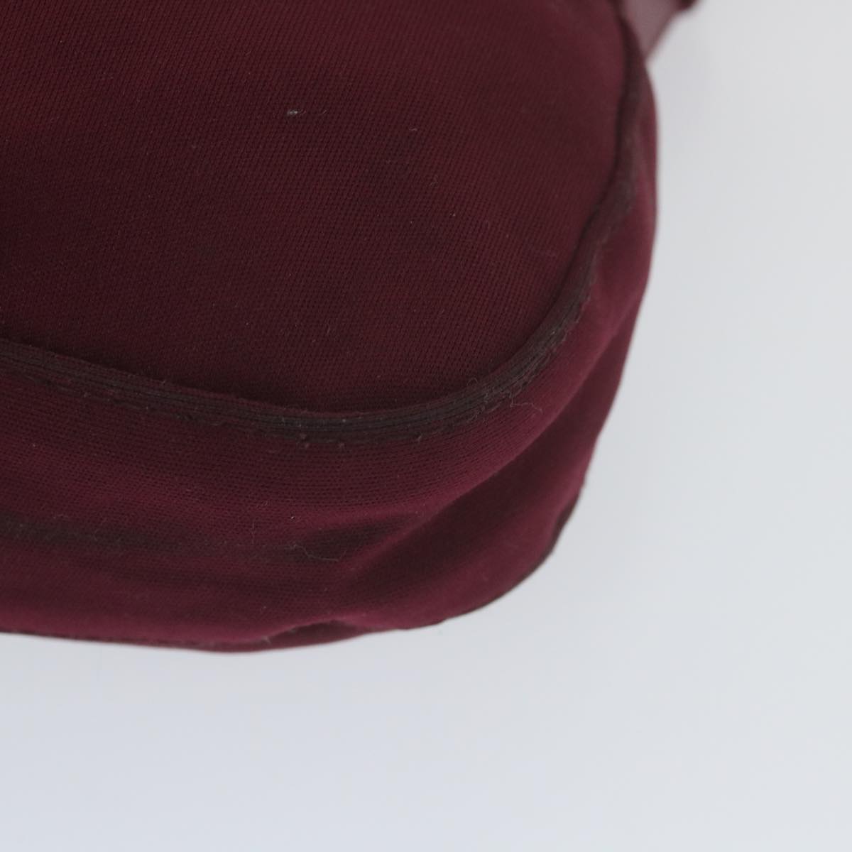 FENDI Mamma Baguette Shoulder Bag Nylon Bordeaux 2308 26424 01859458