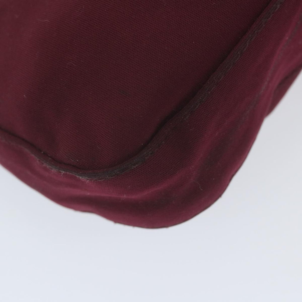 FENDI Mamma Baguette Shoulder Bag Nylon Bordeaux 2308 26424 01859458