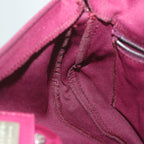 FENDI Mamma Baguette Shoulder Bag Nylon Bordeaux 2308 26424 01859458