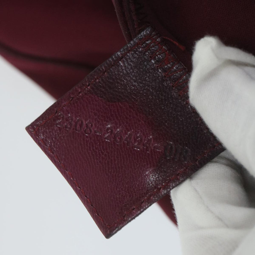 FENDI Mamma Baguette Shoulder Bag Nylon Bordeaux 2308 26424 01859458