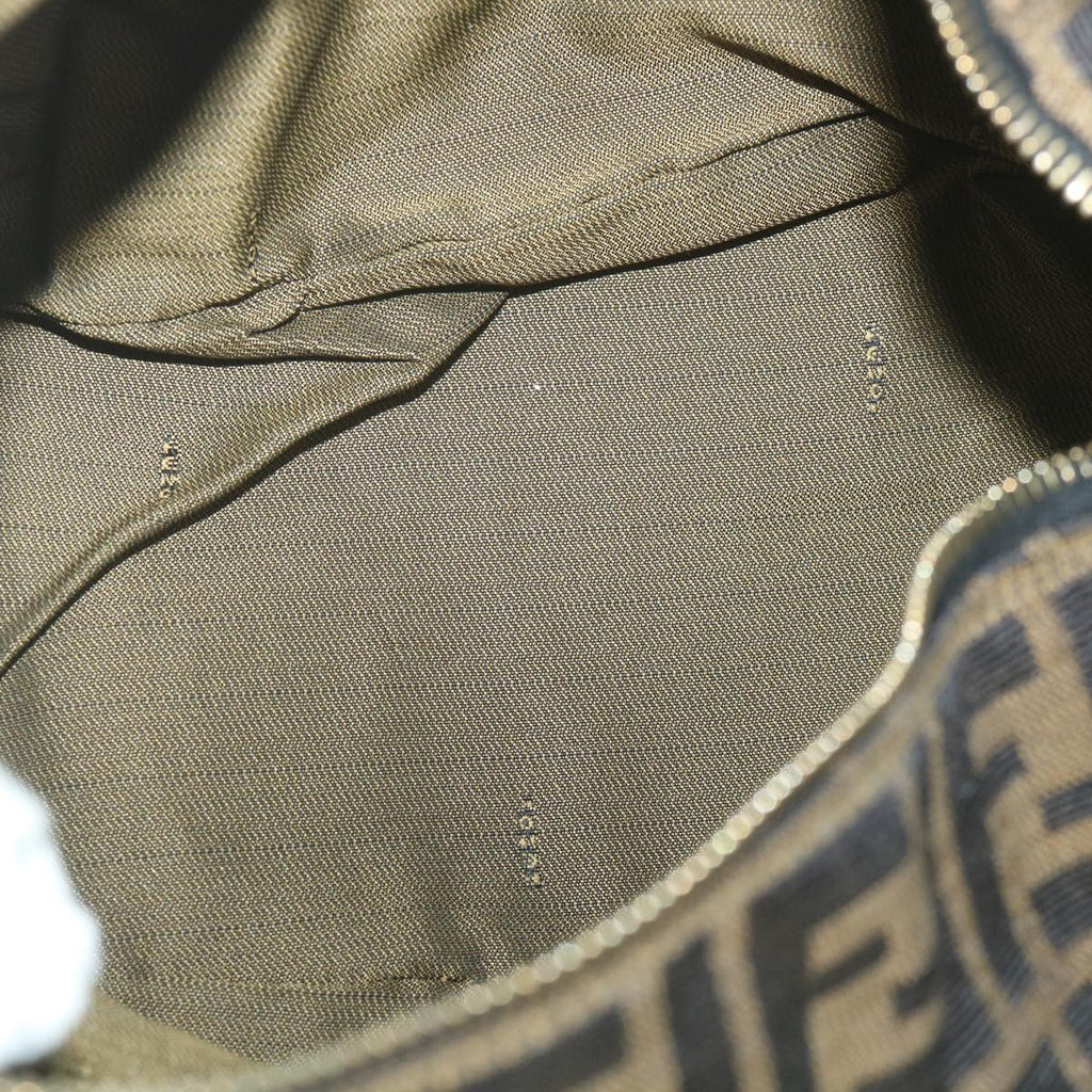 FENDI Zucca Canvas Vanity Cosmetic Pouch Black Brown59688