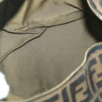 FENDI Zucca Canvas Vanity Cosmetic Pouch Black Brown59688