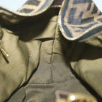 FENDI Zucca Canvas Vanity Cosmetic Pouch Black Brown59688