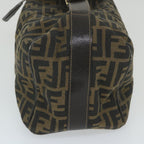 FENDI Zucca Canvas Vanity Cosmetic Pouch Black Brown59688