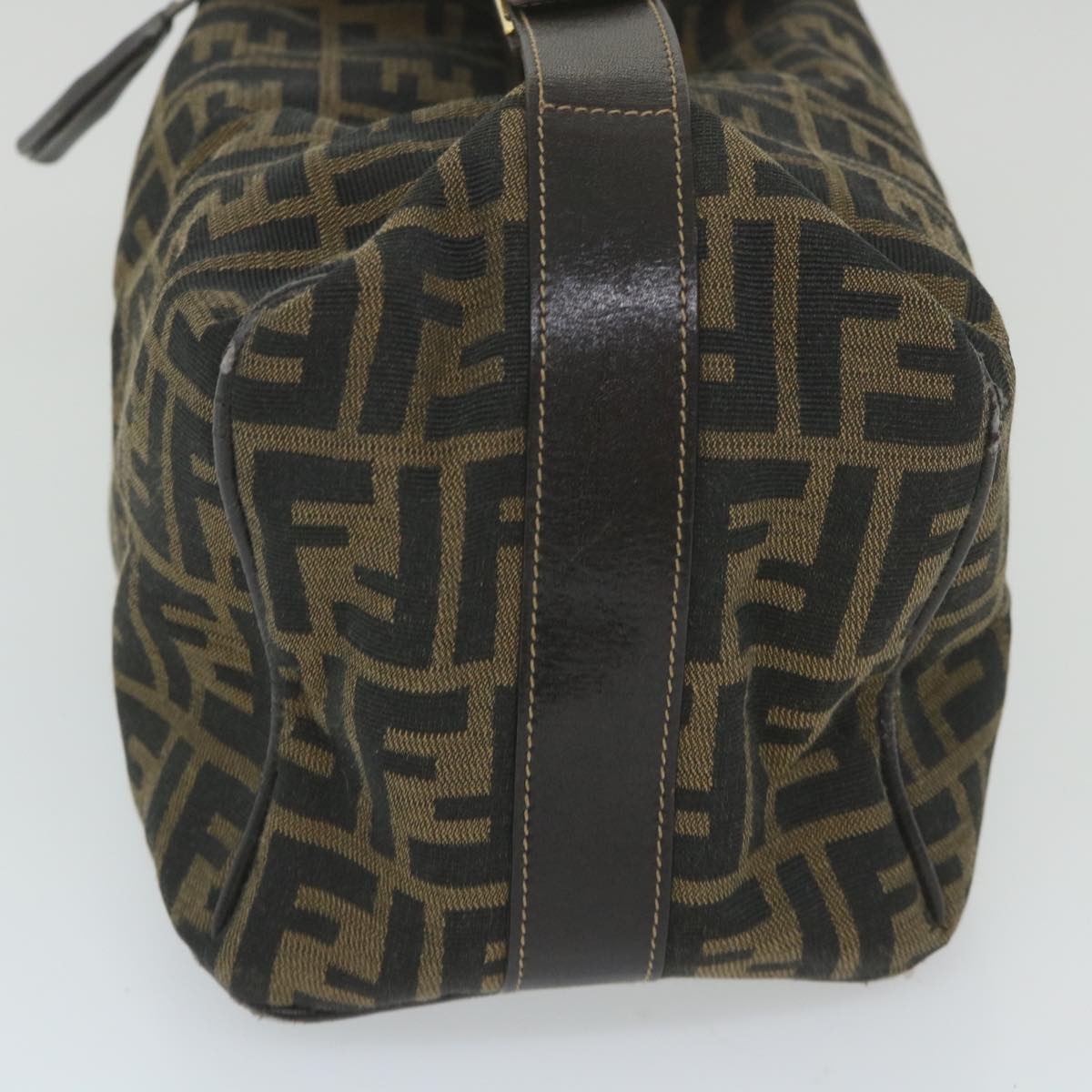 FENDI Zucca Canvas Vanity Cosmetic Pouch Black Brown59688