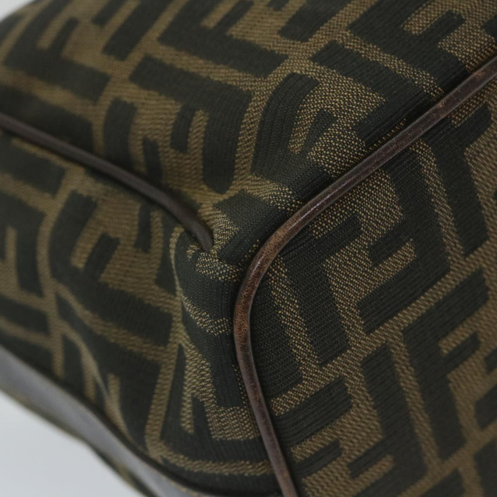 FENDI Zucca Canvas Vanity Cosmetic Pouch Black Brown59689