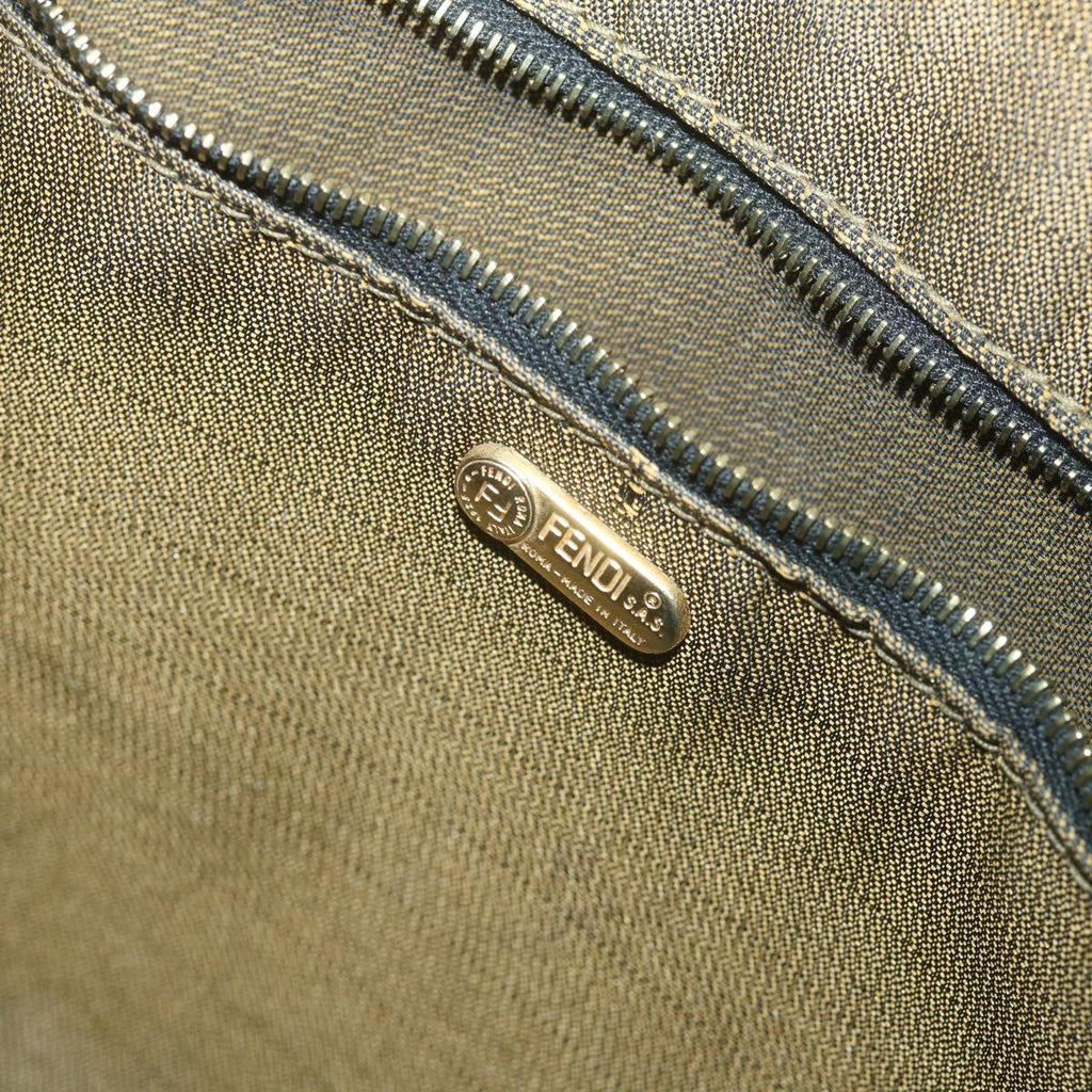 FENDI Zucca Canvas Vanity Cosmetic Pouch Black Brown59689