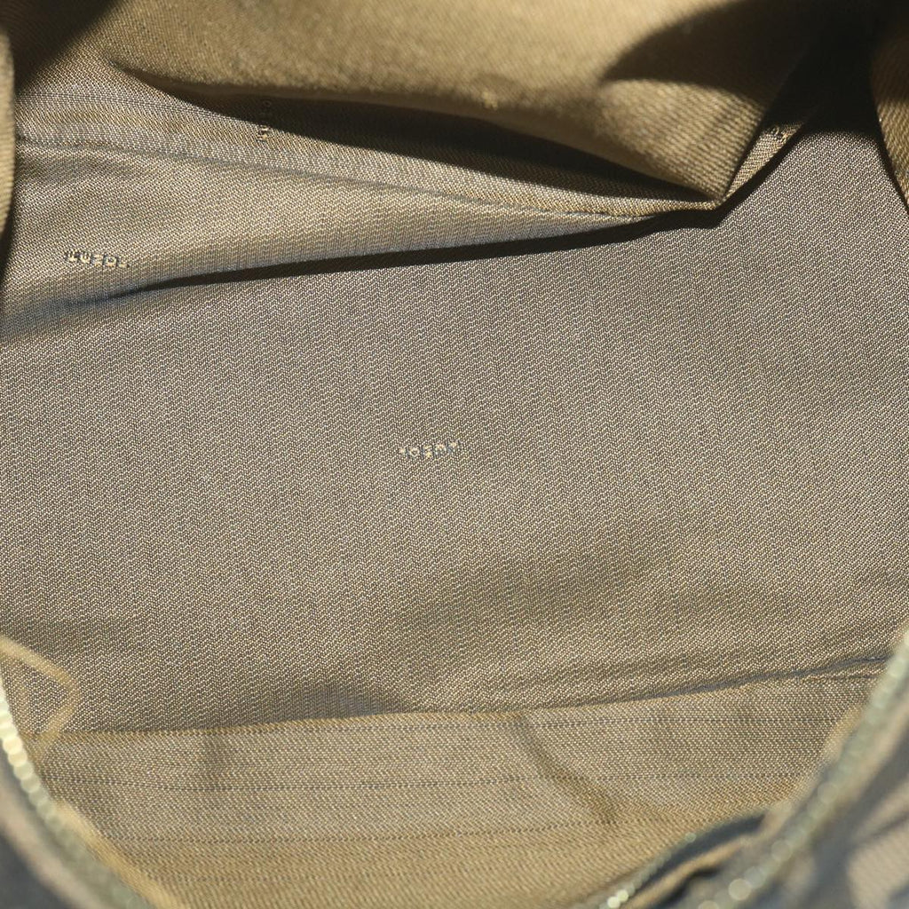 FENDI Zucca Canvas Vanity Cosmetic Pouch Black Brown59689