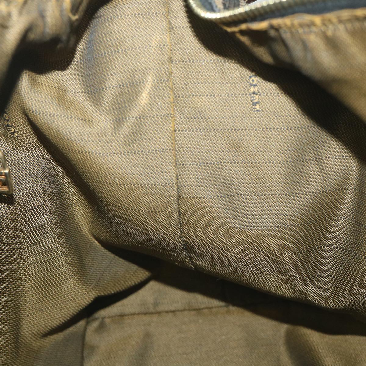 FENDI Zucca Canvas Vanity Cosmetic Pouch Black Brown59689