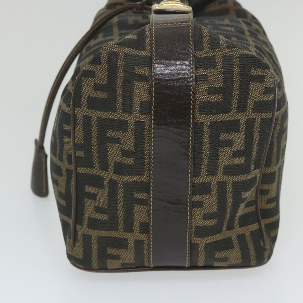 FENDI Zucca Canvas Vanity Cosmetic Pouch Black Brown59689