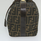 FENDI Zucca Canvas Vanity Cosmetic Pouch Black Brown59689