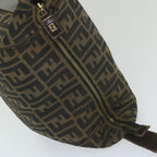 FENDI Zucca Canvas Vanity Cosmetic Pouch Black Brown59689