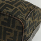 FENDI Zucca Canvas Vanity Cosmetic Pouch Black Brown59689