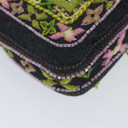 FENDI Mamma Baguette Shoulder Bag Denim Navy59814A