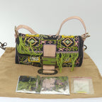 FENDI Mamma Baguette Shoulder Bag Denim Navy59814A