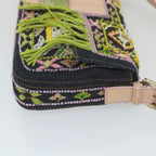 FENDI Mamma Baguette Shoulder Bag Denim Navy59814A