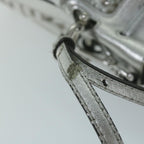 FENDI Zucca Canvas Montrezor Shoulder Bag Silver59882A