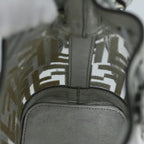 FENDI Zucca Canvas Montrezor Shoulder Bag Silver59882A